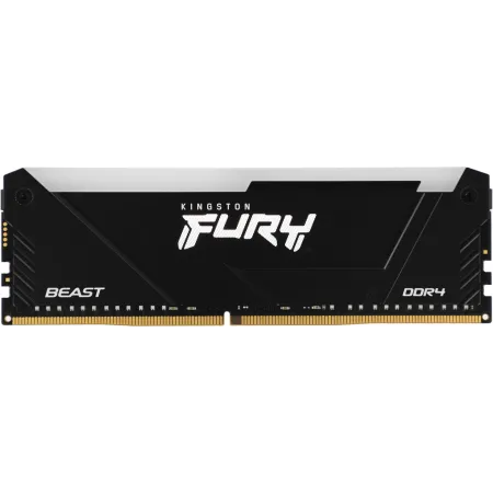 Память DDR4 16GB 3200MHz Kingston KF432C16BB12A/16 Fury Beast RGB RTL Gaming PC4-25600 CL16 DIMM 288-pin 1.35В dual rank с радиатором Ret