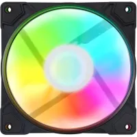 Вентилятор для корпуса GMNG GG-CF120FRGB1-PWMBK RGB 120х120x25 черный 4-pin 28дБ Ret