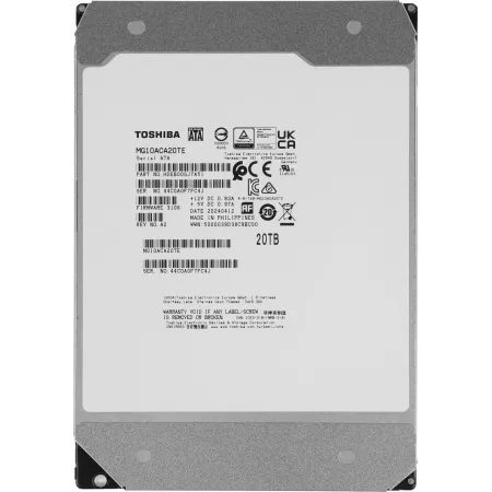 Жесткий диск Toshiba SATA-III 20TB MG10ACA20TE Server Enterprise Capacity 512E (7200rpm) 512Mb 3.5"