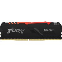 Память DDR4 32GB 3200MHz Kingston KF432C16BB2A/32 Fury Beast RGB RTL Gaming PC4-25600 CL16 DIMM 288-pin 1.35В dual rank с радиатором Ret