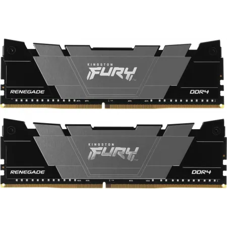 Память DDR4 2x16GB 3200MHz Kingston KF432C16RB12K2/32 Fury Renegade Black RTL Gaming PC4-25600 CL16 DIMM 288-pin 1.35В dual rank с радиатором Ret