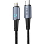 Кабель Deppa 72522 USB Type-C (m)-Lightning (m) 1.2м серый коробка