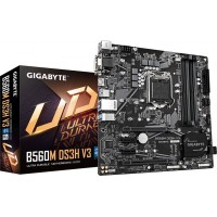 Материнская плата Gigabyte B560M DS3H V3 Soc-1200 Intel H470 4xDDR4 mATX AC`97 8ch(7.1) GbLAN+VGA+DVI+HDMI