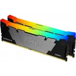 Память DDR4 2x32GB 3600MHz Kingston KF436C18RB2AK2/64 Fury Renegade RGB RTL Gaming PC4-28800 CL18 DIMM 288-pin 1.35В dual rank с радиатором Ret