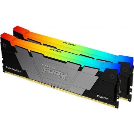 Память DDR4 2x32GB 3600MHz Kingston KF436C18RB2AK2/64 Fury Renegade RGB RTL Gaming PC4-28800 CL18 DIMM 288-pin 1.35В dual rank с радиатором Ret