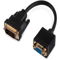 Переходник Buro DVI-D (m) VGA (f) 0.23м (BU-DVI-VGA) черный