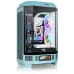 Корпус Thermaltake The Tower 300 Turquoise голубой без БП miniITX 8x120mm 6x140mm 2xUSB3.0 audio bott PSU