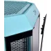 Корпус Thermaltake The Tower 300 Turquoise голубой без БП miniITX 8x120mm 6x140mm 2xUSB3.0 audio bott PSU