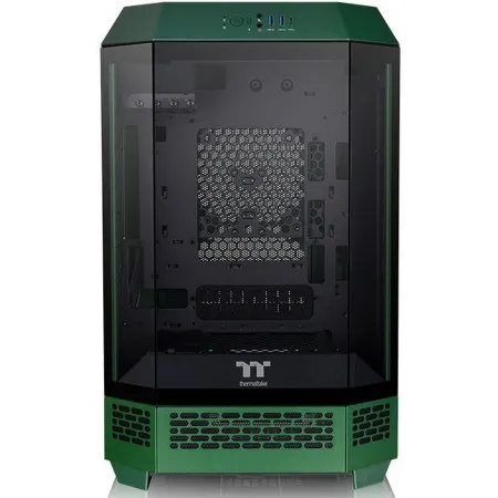 Корпус Thermaltake The Tower 300 Racing Green зеленый без БП miniITX 8x120mm 6x140mm 2xUSB3.0 audio bott PSU