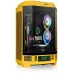 Корпус Thermaltake The Tower 300 Bumblebee желтый без БП miniITX 8x120mm 6x140mm 2xUSB3.0 audio bott PSU