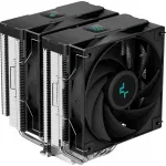 Устройство охлаждения(кулер) Deepcool AG620 Digital Soc-AM5/AM4/1151/1200/2066/1700 черный 4-pin 29.4dB Al+Cu LCD 260W 1370gr Ret (R-AG620-BKNDMN-G-1)