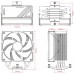 Устройство охлаждения(кулер) ID-Cooling Frozn A410 ARGB Soc-AM5/AM4/1151/1200/1700 черный 4-pin 29.9dB Al+Cu 230W 730gr Ret