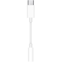 Переходник Apple MU7E2FE/A Jack 3.5 (f)-USB Type-C (m) 0.1м белый