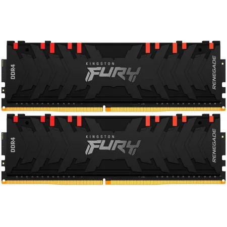 Память DDR4 2x8GB 4000MHz Kingston KF440C19RBAK2/16 Fury Renegade RGB RTL Gaming PC4-32000 CL19 DIMM 288-pin 1.35В kit single rank с радиатором Ret