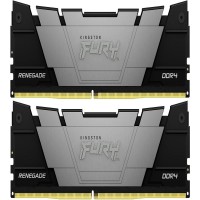 Память DDR4 2x32GB 3600MHz Kingston KF436C18RB2K2/64 Fury Renegade Black RTL Gaming PC4-28800 CL18 DIMM 288-pin 1.35В dual rank с радиатором Ret