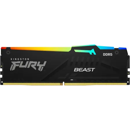 Память DDR5 32GB 5600MHz Kingston KF556C40BBA-32 Fury Beast XMP RGB RTL Gaming PC5-44800 CL40 DIMM 288-pin 1.25В dual rank с радиатором Ret