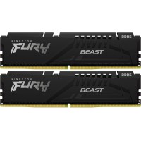 Память DDR5 2x32GB 6000MHz Kingston KF560C36BBEK2-64 Fury Beast Black Expo RTL Gaming PC5-48000 CL36 DIMM 288-pin 1.35В kit single rank с радиатором Ret