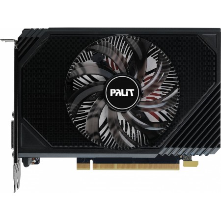 Видеокарта Palit PCI-E 4.0 RTX3050 STORMX NVIDIA GeForce RTX 3050 6Gb 96bit GDDR6 1042/14000 DVIx1 HDMIx1 DPx1 HDCP Ret