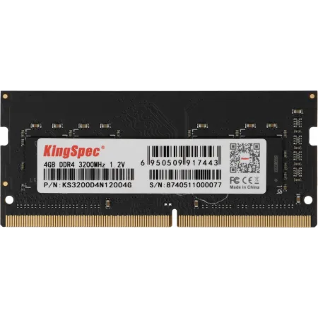 Память DDR4 4GB 3200MHz Kingspec KS3200D4N12004G RTL PC4-25600 CL22 SO-DIMM 288-pin 1.2В single rank Ret