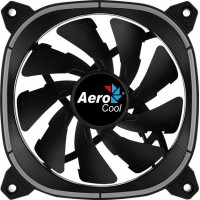 Вентилятор для корпуса Aerocool Astro 12 ARGB 120х120x25 черный 6-pin 17.5дБ (ASTRO 12 ARGB) Ret