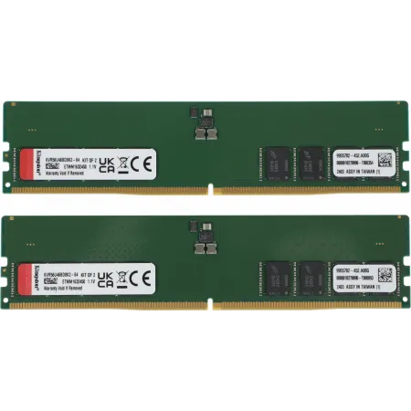 Память DDR5 2x32GB 5600MHz Kingston KVR56U46BD8K2-64 Valueram RTL PC5-44800 CL46 DIMM 288-pin 1.1В dual rank Ret