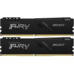 Память DDR4 2x16GB 2666MHz Kingston KF426C16BB1K2/32 Fury Beast RTL Gaming PC4-21300 CL16 DIMM 288-pin 1.2В dual rank с радиатором Ret