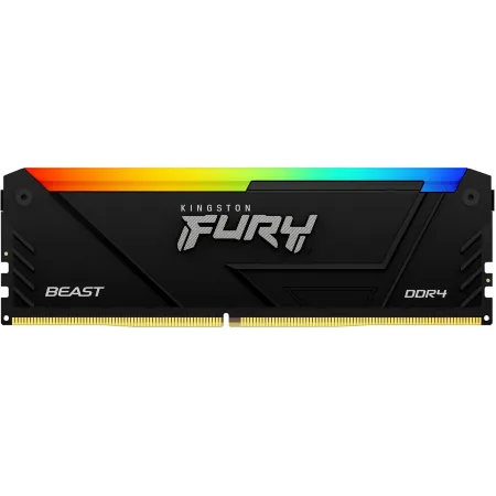 Память DDR4 16GB 2666MHz Kingston KF426C16BB2A/16 Fury Beast RGB RTL Gaming PC4-21300 CL16 DIMM 288-pin 1.2В dual rank с радиатором Ret