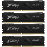 Память DDR4 4x8GB 3200MHz Kingston KF432C16BBK4/32 Fury Beast Black RTL Gaming PC4-25600 CL16 DIMM 288-pin 1.35В kit dual rank с радиатором Ret