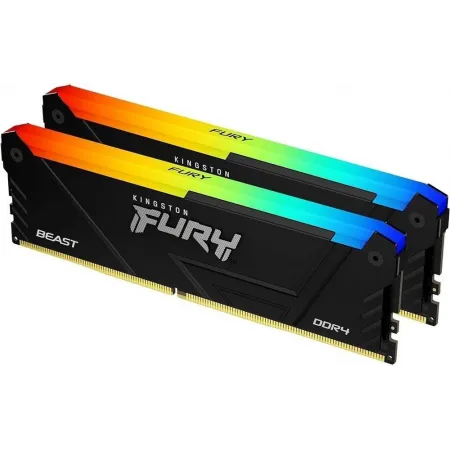 Память DDR4 2x16GB 3600MHz Kingston KF436C18BB2AK2/32 Fury Beast RGB RTL Gaming PC4-28800 CL18 DIMM 288-pin 1.35В dual rank с радиатором Ret