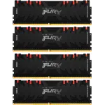 Память DDR4 4x8GB 3600MHz Kingston KF436C16RBAK4/32 Fury Renegade RGB RTL Gaming PC4-28800 CL16 DIMM 288-pin 1.35В kit single rank с радиатором Ret