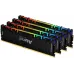 Память DDR4 4x8GB 3600MHz Kingston KF436C16RBAK4/32 Fury Renegade RGB RTL Gaming PC4-28800 CL16 DIMM 288-pin 1.35В kit single rank с радиатором Ret