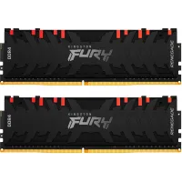 Память DDR4 2x8GB 4600МГц Kingston KF446C19RBAK2/16 Fury Renegade RGB RTL Gaming PC4-36800 CL19 DIMM 288-pin 1.5В kit dual rank с радиатором Ret