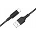 Кабель Hoco X25 Soarer X25 USB (m)-USB Type-C (m) 1м черный коробка