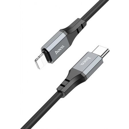 Кабель Hoco X86 iP Spear PD X86 IP USB Type-C (m)-Lightning (m) 1м черный коробка