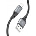 Кабель Hoco X92 Honest Micro USB (m)-micro USB (m) 3м черный коробка