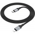 Кабель Hoco X102 Fresh iP USB Type-C (m)-Lightning (m) 1м черный коробка