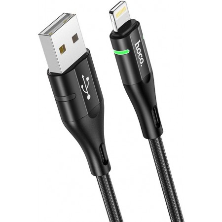 Кабель Hoco U93 Shadow iP U93 SHADOW IP USB (m)-Lightning (m) 1.2м черный коробка