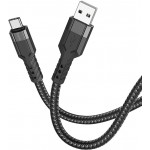 Кабель Hoco U110 Type-C USB (m)-USB Type-C (m) 1.2м черный коробка