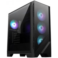 Корпус MSI MAG FORGE 320R черный без БП ATX 5x120mm 2xUSB3.1 audio bott PSU