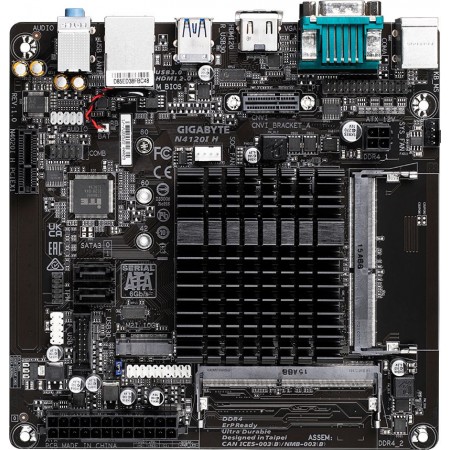 Материнская плата Gigabyte N4120I H 2xDDR4 mini-ITX AC`97 8ch(7.1) GbLAN+VGA+HDMI