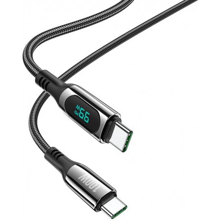 Кабель Hoco S51 100W Extreme USB Type-C (m)-USB Type-C (m) 1.2м черный