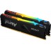 Память DDR4 2x16GB 2666MHz Kingston KF426C16BB2AK2/32 Fury Beast RGB RTL Gaming PC4-21300 CL16 DIMM 288-pin 1.2В kit dual rank с радиатором Ret