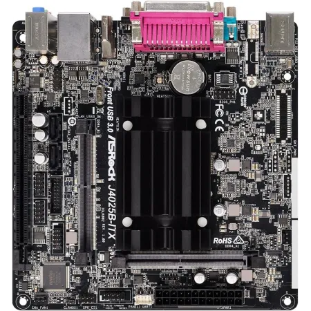 Материнская плата Asrock J4025B-ITX 2xDDR4 mini-ITX AC`97 8ch(7.1) GbLAN+VGA+HDMI