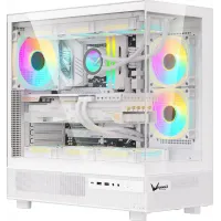 Корпус Formula Crystal Z8 COSMIC белый без БП ATX 3x120mm 5x140mm 1xUSB2.0 1xUSB3.0 1xUSB3.1 audio bott PSU