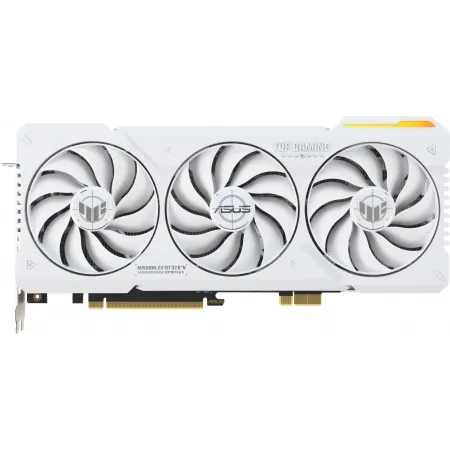 Видеокарта Asus PCI-E 4.0 TUF-RTX4070TIS-O16G-BTF-WHITE NVIDIA GeForce RTX 4070TI Super 16Gb 192bit GDDR6X 2640/21000 HDMIx2 DPx3 HDCP Ret