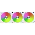 Вентилятор для корпуса Lian-Li Uni Fan ALV2 120 V2 ARGB 120х120x28 белый 7-pin 28.7дБ (упак.:3шт) (G99.12ALV23W.00) Ret