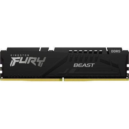 Память DDR5 8GB 5200MHz Kingston KF552C36BBE-8 Fury Beast Black Expo RTL Gaming PC5-41600 CL36 DIMM 288-pin 1.25В single rank с радиатором Ret