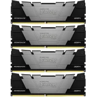 Память DDR4 4x8GB 3200MHz Kingston KF432C16RB2K4/32 Fury Renegade Black RTL Gaming PC4-25600 CL16 DIMM 288-pin 1.35В single rank с радиатором Ret