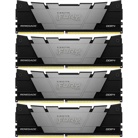 Память DDR4 4x8GB 3200MHz Kingston KF432C16RB2K4/32 Fury Renegade Black RTL Gaming PC4-25600 CL16 DIMM 288-pin 1.35В single rank с радиатором Ret