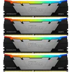 Память DDR4 4x8GB 3600MHz Kingston KF436C16RB2AK4/32 Fury Renegade RGB RTL Gaming PC4-28800 CL16 DIMM 288-pin 1.35В single rank с радиатором Ret